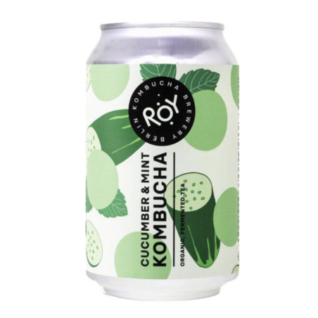ROY KOMBUCHA CUCUMBER & MINT 0.33lt