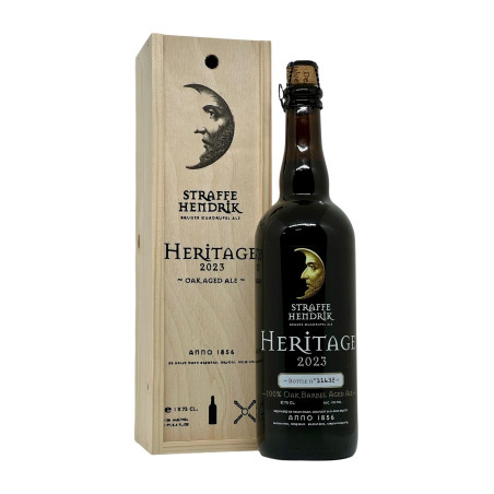 STRAFFE HENDRIK QUADRUPEL HERITAGE 2023 WOODEN BOX 0.75lt