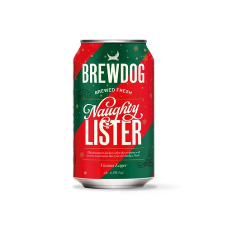 BREWDOG NAUGHTY LISTER 0.33lt