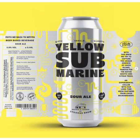 STRANGE BREW x CHIOS BEER YELLOW SUBMARINE 0.44lt