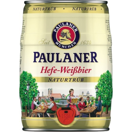 PAULANER WEISS NATURTRUB ΒΑΡΕΛΑΚΙ 5lt